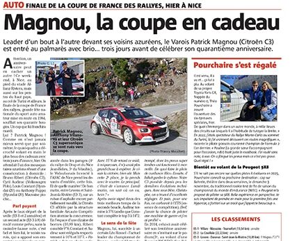 Encore une petite photo dans Nice-Matin sur la Finale &#8230;